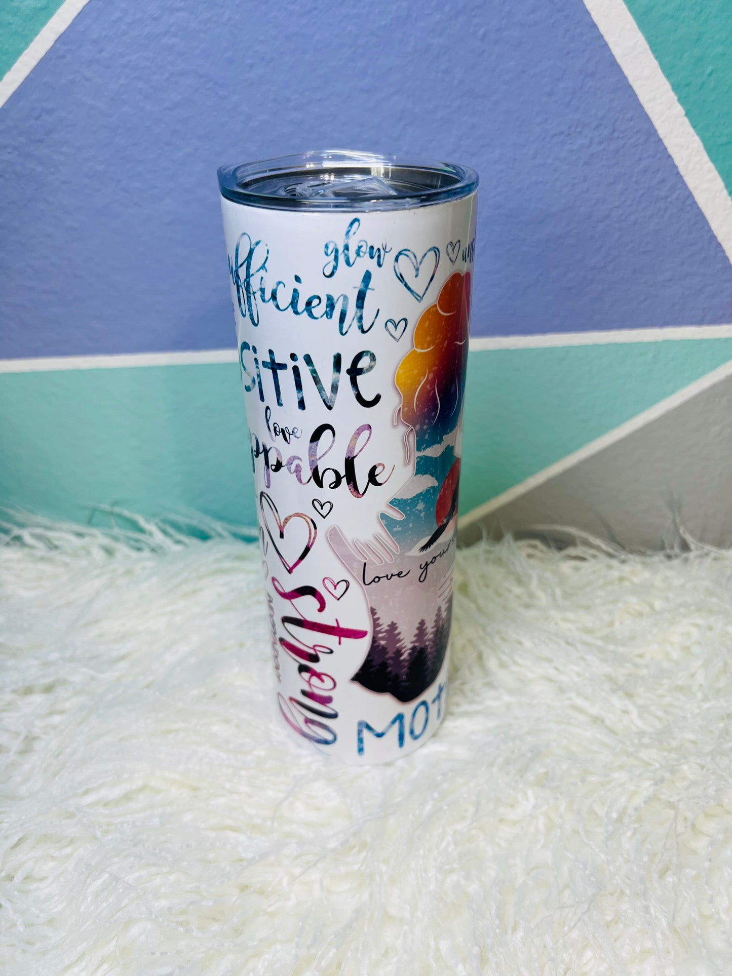 "Love Yourself" Sublimation Tumbler