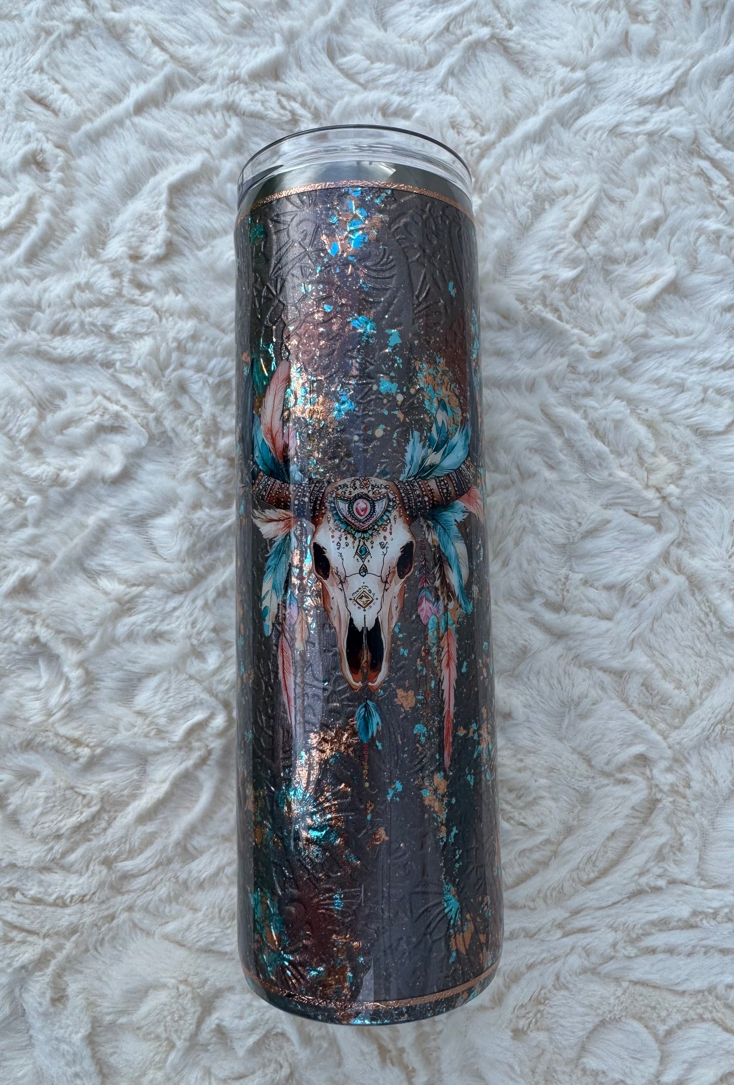 Bull Skull 30oz Tumbler
