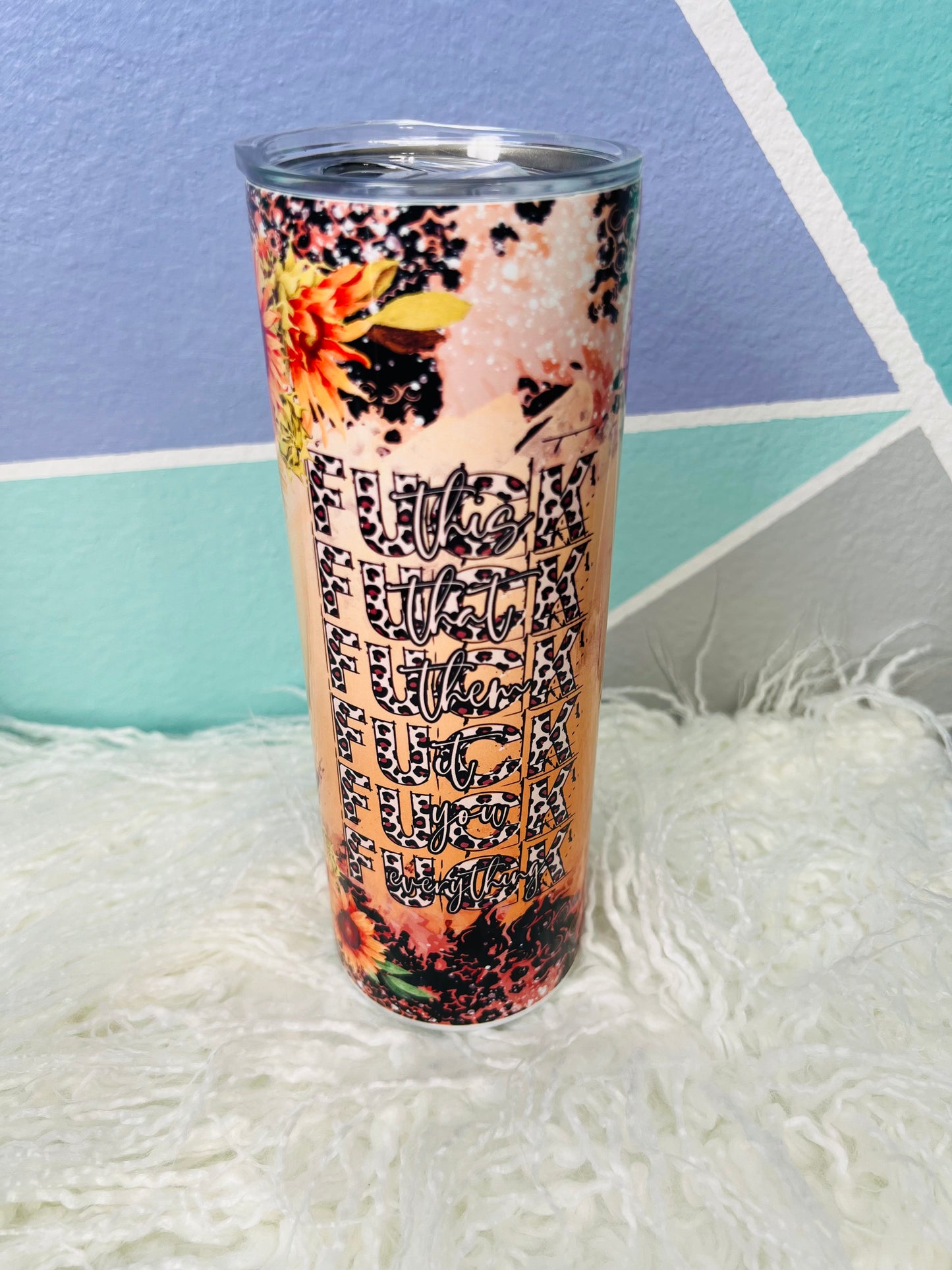 Skeleton F-It Sublimation Tumbler
