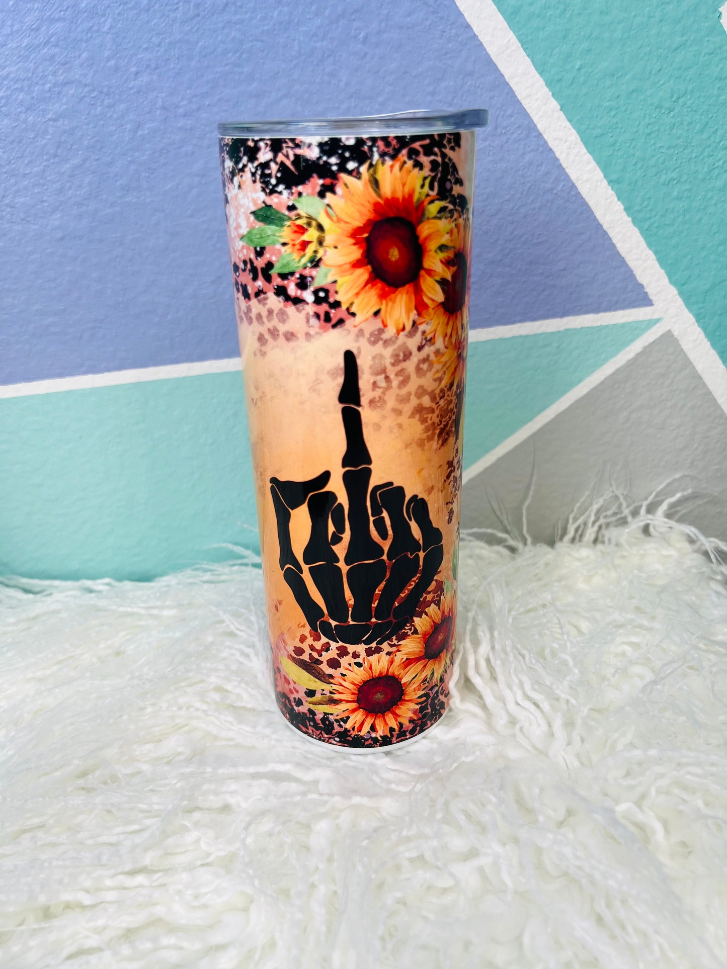 Skeleton F-It Sublimation Tumbler