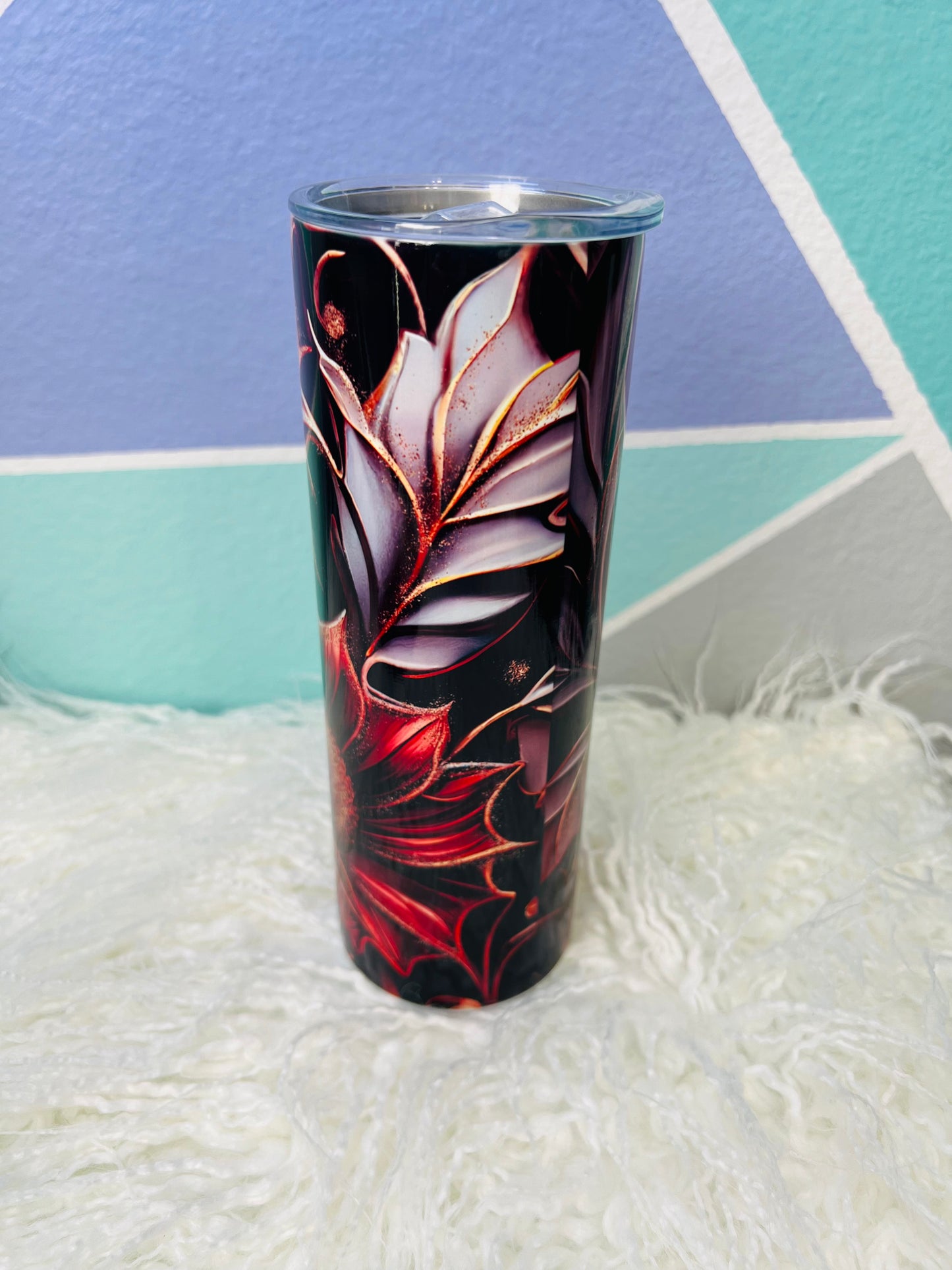 Orange Sunflower Sublimation Tumbler