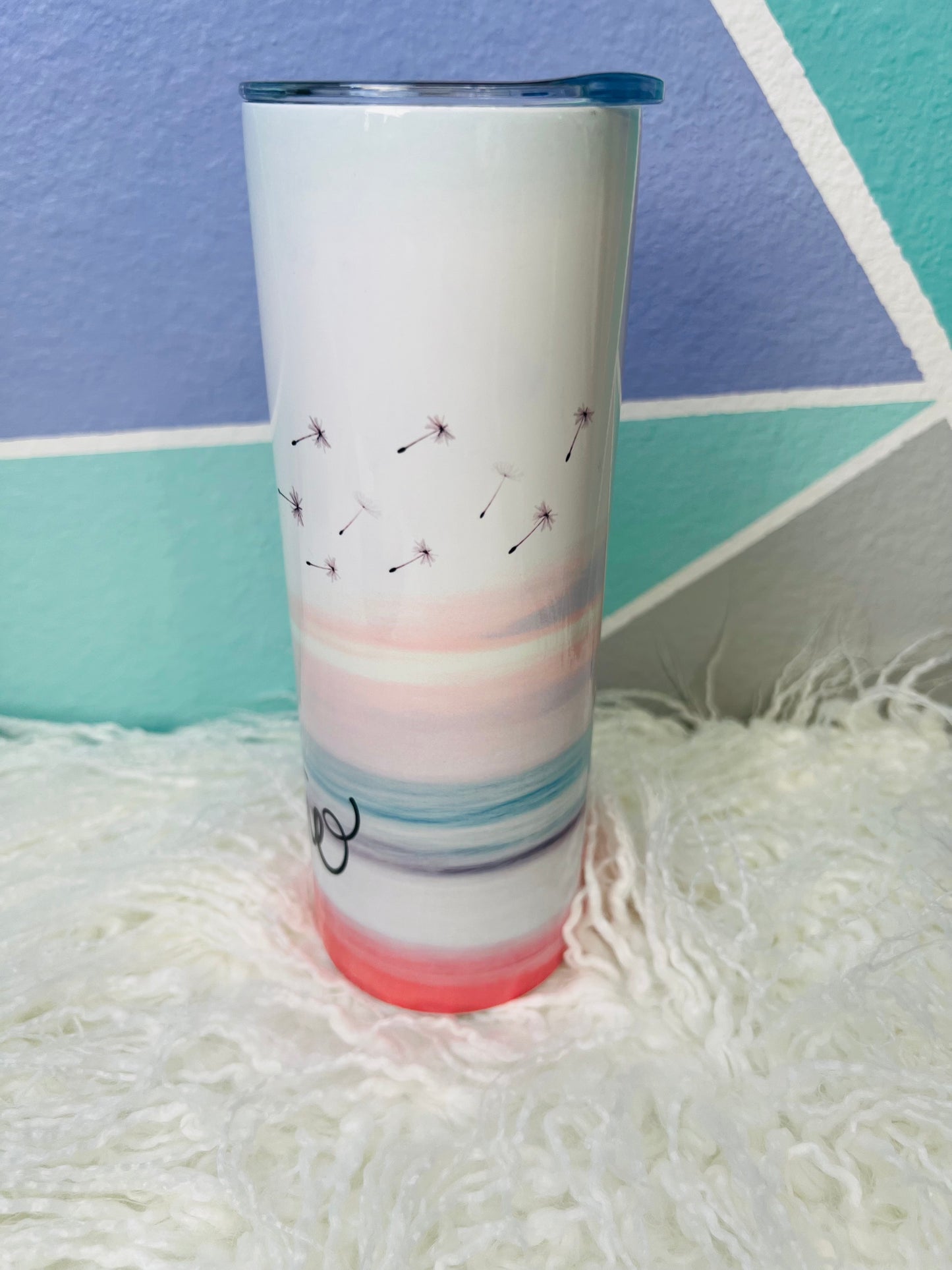 "Just Breathe" Sublimation Tumbler