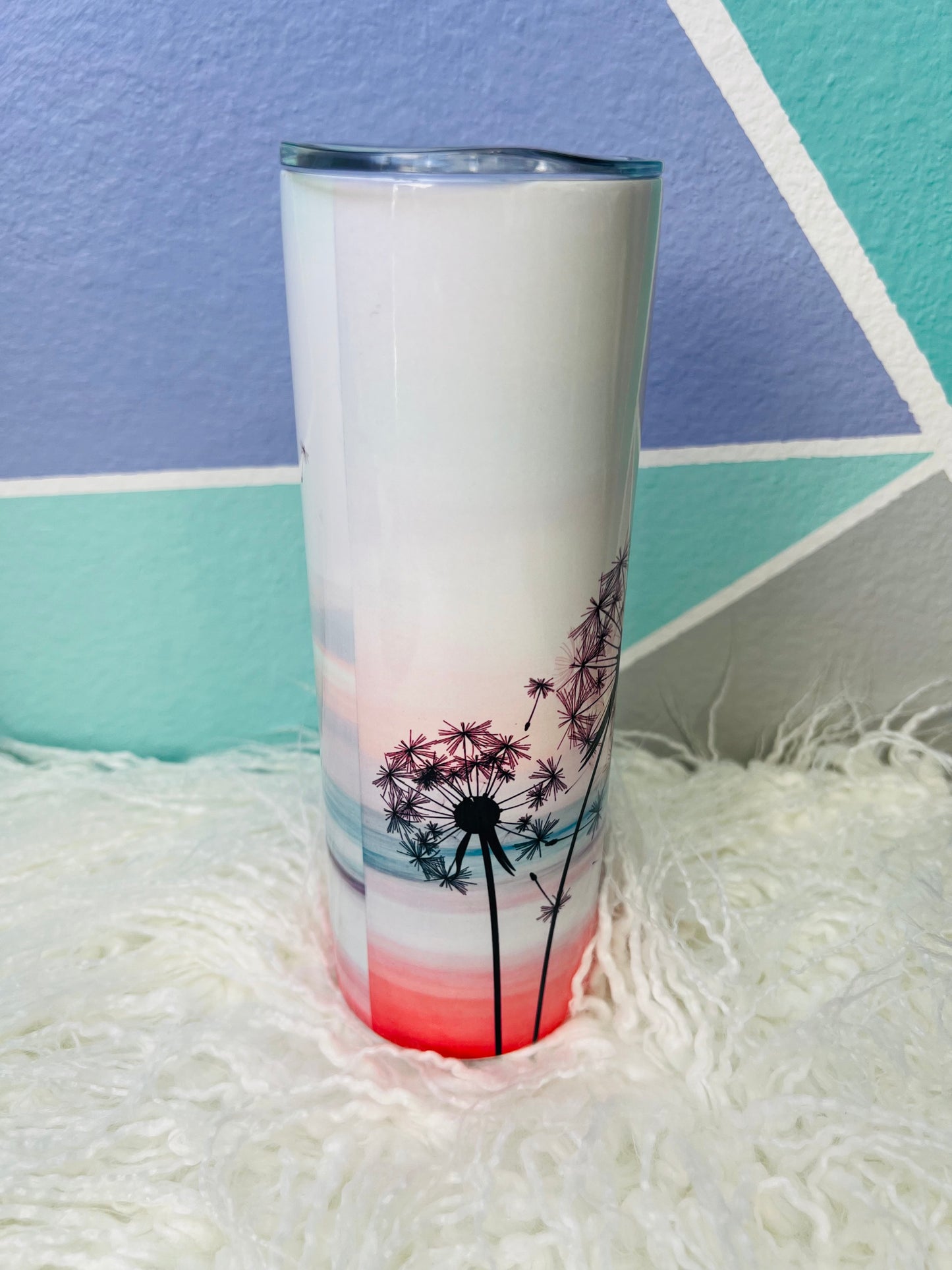 "Just Breathe" Sublimation Tumbler
