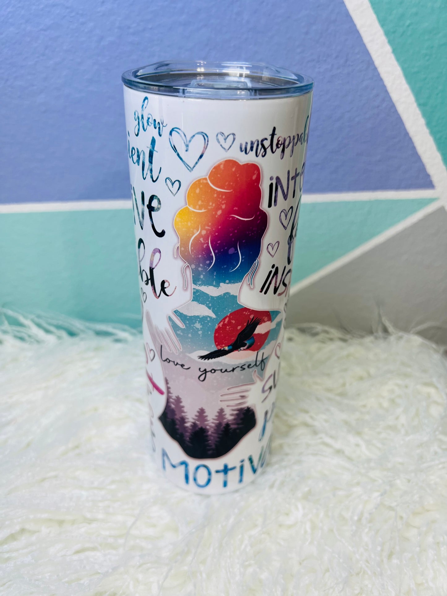 "Love Yourself" Sublimation Tumbler