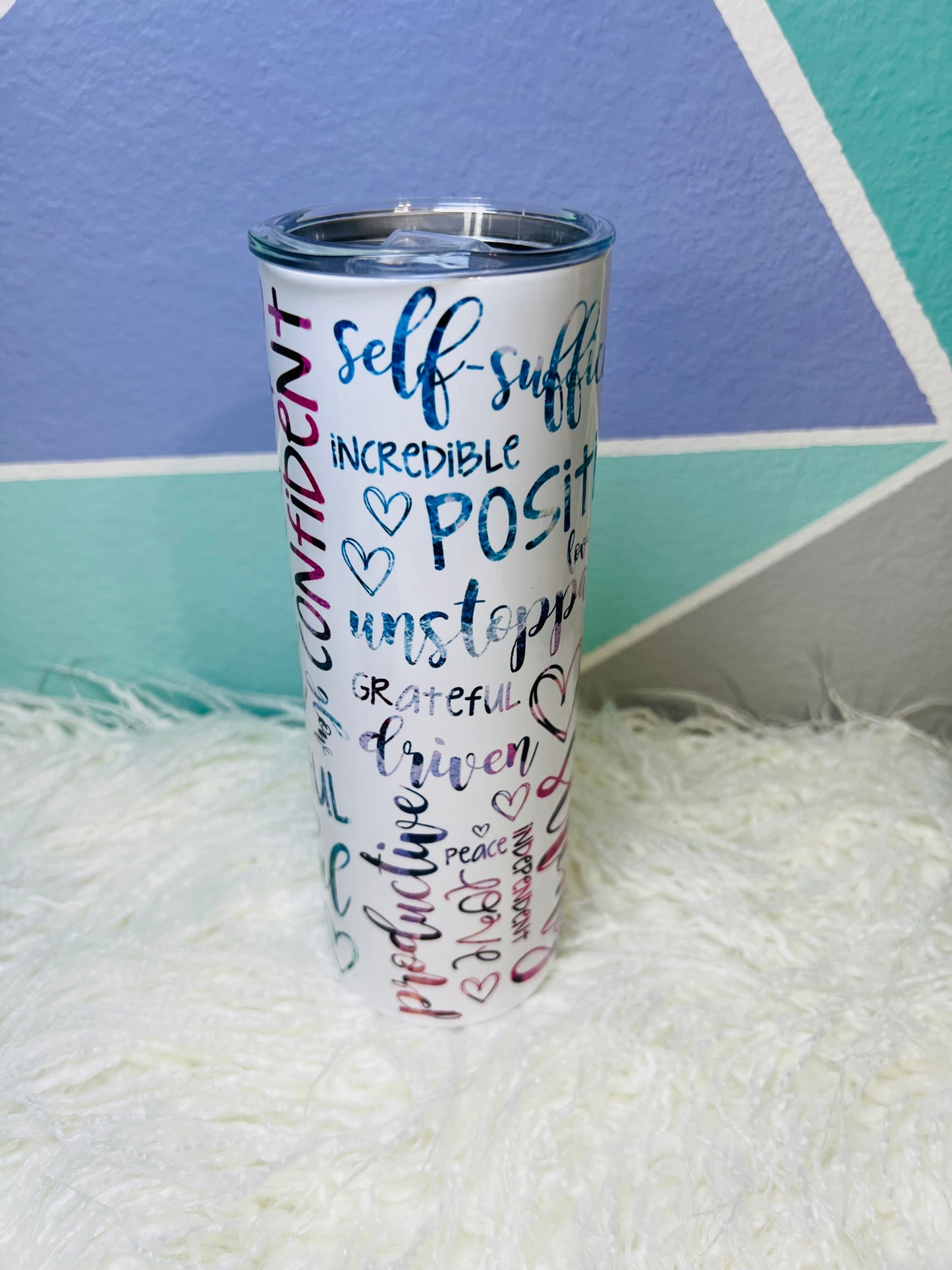 "Love Yourself" Sublimation Tumbler