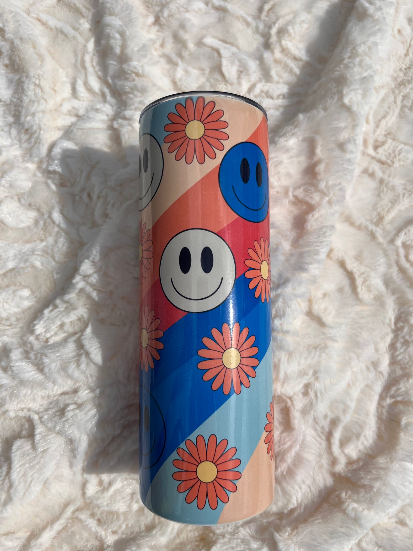 Smiley Face 20 oz Sublimation Tumbler