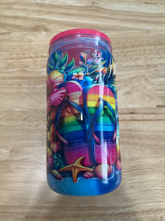 Beach 16 oz Acrylic Snowglobe